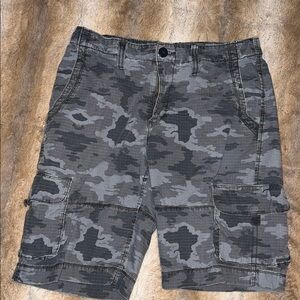 Urban Pipeline Gray Camouflage Cargo Shorts